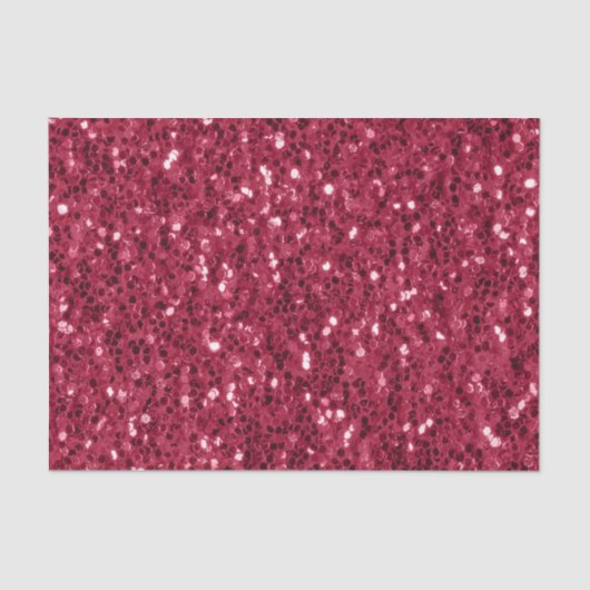 Papier Mousseline Parties scintillant faux brillant rose foncé magen (Recto)