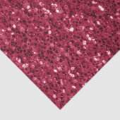 Papier Mousseline Parties scintillant faux brillant rose foncé magen (Détail)