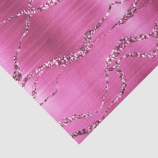 Papier Mousseline Parties scintillant Girl Rose Glitz (Détail)