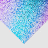 Papier Mousseline parties scintillant, glam, rose, turquoise, métall (Détail)