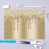 Papier Mousseline Parties scintillant Glitzy Gold Sparkle Drithday (Artisanat)