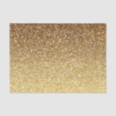 Papier Mousseline Parties scintillant Gold Faux Ombre (Recto)