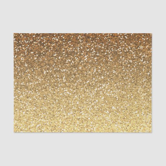 Papier Mousseline Parties scintillant Gold Faux Ombre (Recto)