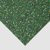 Papier Mousseline Parties scintillant Green Faux (Détail)