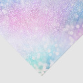 Papier Mousseline Parties scintillant Iridescente Magique Éclat rose (Détail)