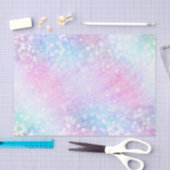 Papier Mousseline Parties scintillant Iridescente Magique Éclat rose (Artisanat)