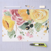 Papier Mousseline Parties scintillant Mariage de couleur aquarelle (Artisanat)