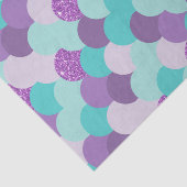 Papier Mousseline Parties scintillant maumaid  mauve embarcation Tur (Détail)