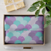 Papier Mousseline Parties scintillant maumaid  mauve embarcation Tur (Cadeau)