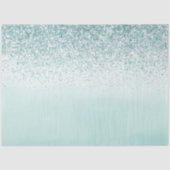 Papier Mousseline Parties scintillant Mint Ombre (Recto)