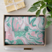 Papier Mousseline Parties scintillant moderne blanche rose Turquoise (Cadeau)