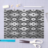 Papier Mousseline Parties scintillant moderne Bohème Noir Argent Mot (Artisanat)