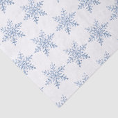 Papier Mousseline Parties scintillant Motif Snowflake (Détail)
