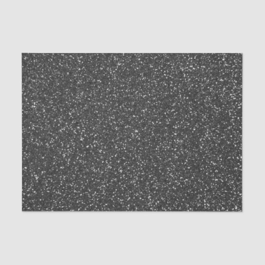 Papier Mousseline Parties scintillant noire (Recto)