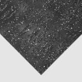 Papier Mousseline Parties scintillant noire Faux Zebra Stripes (Détail)