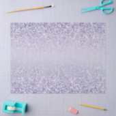 Papier Mousseline Parties scintillant Ombre violette (Artisanat)
