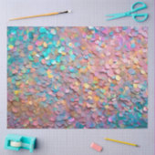 Papier Mousseline Parties scintillant Opal Holographie Collection mo (Artisanat)