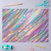 Papier Mousseline Parties scintillant Opal Holographique Collection  (Artisanat)