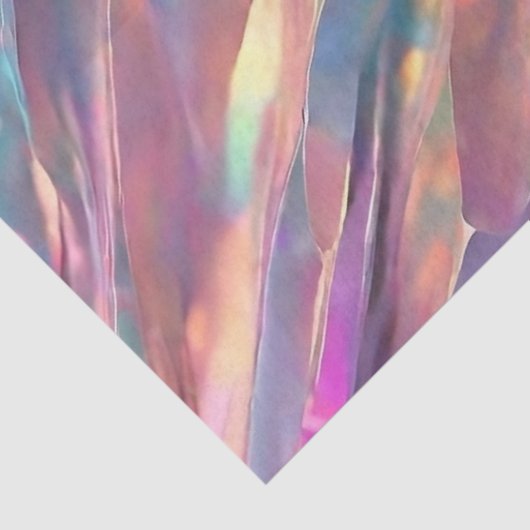 Papier Mousseline Parties scintillant Opal Holographique Collection  (Détail)