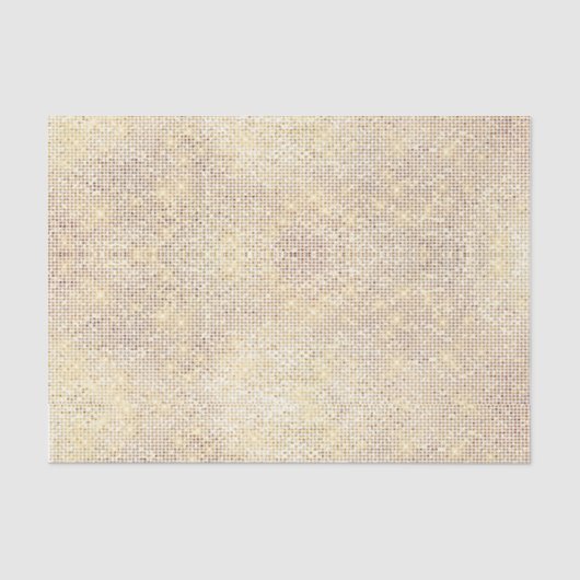 Papier Mousseline Parties scintillant Or Chic Sparkings Motif Découp (Recto)