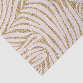 Papier Mousseline Parties scintillant or rose pâle Zebra Anniversair (Détail)