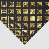 Papier Mousseline Parties scintillant or tendance Rhomboid (Détail)