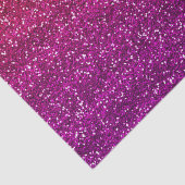 Papier Mousseline Parties scintillant rayée orange et violette (Détail)