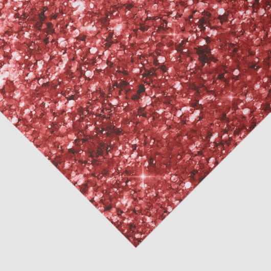 Papier Mousseline Parties scintillant Red Sparkle (Détail)