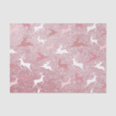 Papier Mousseline Parties scintillant Reindeer Motif de Noël (Recto)