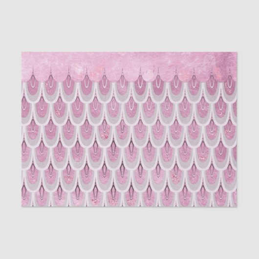 Papier Mousseline Parties scintillant rose brillant - Balances de po (Recto)