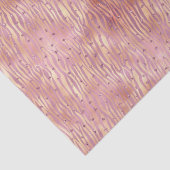 Papier Mousseline Parties scintillant rose brillante Étincelle Zèbre (Détail)