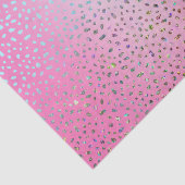 Papier Mousseline Parties scintillant rose Cheetah Imprimer (Détail)