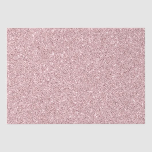 Papier Mousseline Parties scintillant Rose de Faux Dusty (Recto)