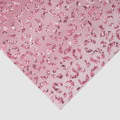 Papier Mousseline Parties scintillant rose Leopard Ombre (Détail)