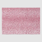 Papier Mousseline Parties scintillant rose Leopard Ombre (Recto)