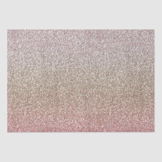 Papier Mousseline Parties scintillant rose or rose (Recto)