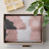 Papier Mousseline Parties scintillant rose or Rose moderne fille bro (Cadeau)