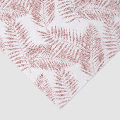 Papier Mousseline Parties scintillant rose vif Feuilles tropicaux (Détail)