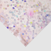 Papier Mousseline Parties scintillant rose violet bleu Antique Décou (Détail)