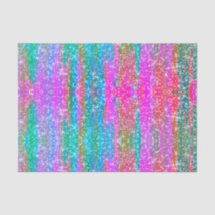 Papier Mousseline Parties scintillant rose violet Turquoise Bleu-Gir