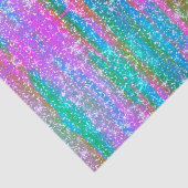 Papier Mousseline Parties scintillant rose violet Turquoise Bleu-Gir (Détail)