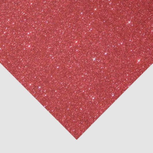 Papier Mousseline Parties scintillant rouge (Détail)