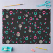 Papier Mousseline Parties scintillant Rouge Vert Or Pois Noël (Artisanat)