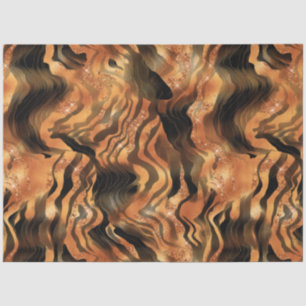 Papier Mousseline Parties scintillant Tiger Series Design #7