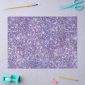 Papier Mousseline Parties scintillant violette (Artisanat)