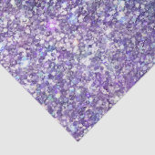 Papier Mousseline Parties scintillant violette (Détail)