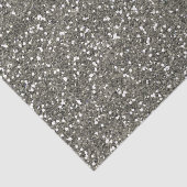 Papier Mousseline Parties scintillantes argentées élégantes (Détail)