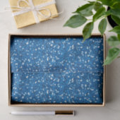 Papier Mousseline Parties scintillantes bleues scintillantes (Cadeau)