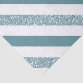 Papier Mousseline Parties scintillantes de rayures bleues (Détail)