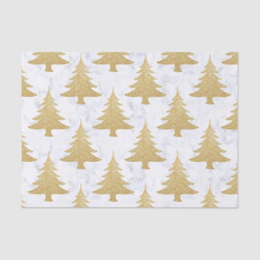 Papier Mousseline Parties scintillantes élégantes d'or et arbre de (Recto)